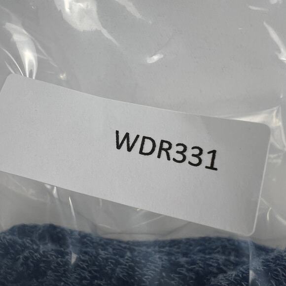 Aryeh Heather Blue A-Line Sweater Dress Large Patch Pockets Size M - Picture 10 of 11